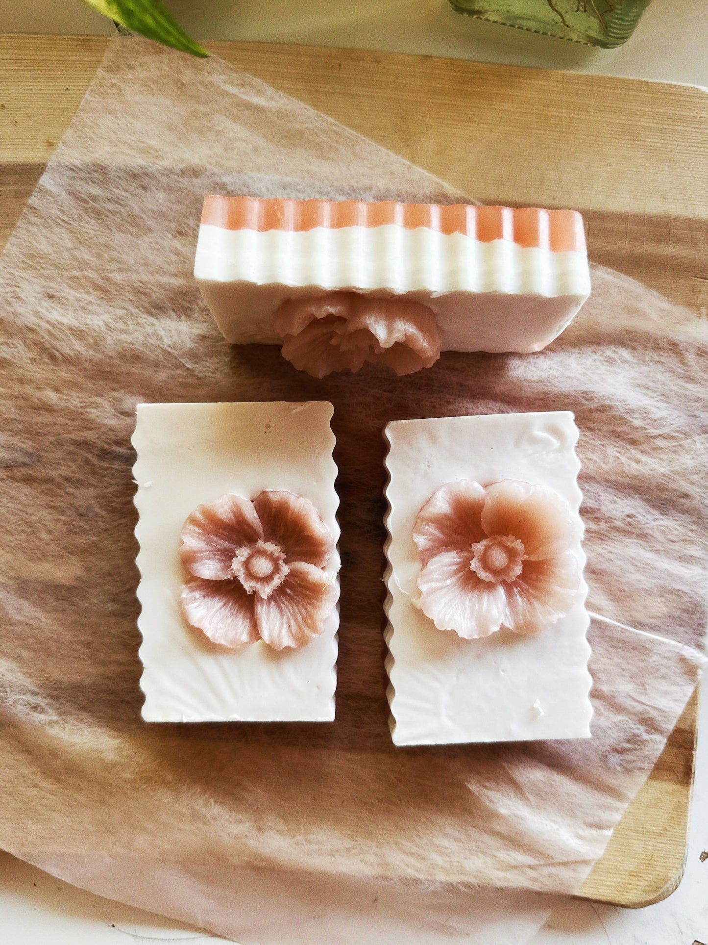 Jabón artesanal | Vainilla y arcilla rosa