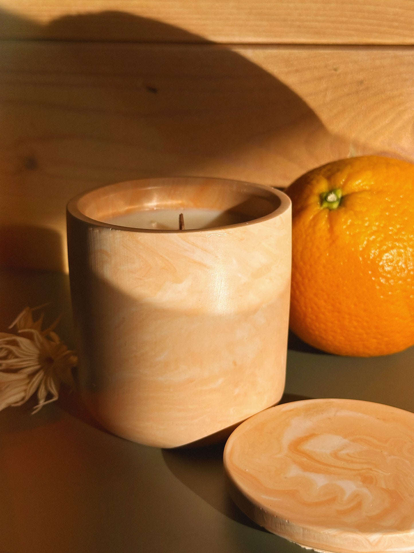 Vela ENTRE NARANJOS | Cáscara de Naranja y Flor de azahar
